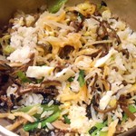 韓食 古家 - 2016.5.26。ビビンバを混ぜたところ。