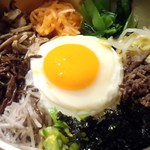 韓食 古家 - 2016.5.26。ビビンバのアップ。