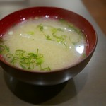 味雷亭 - 大根のお味噌汁