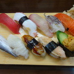 立ち喰い寿司 弁慶 - おこのみ10貫1100円（税込）