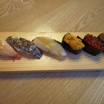 伊勢鮨 - 旬の道産ネタ12貫醍3,900円（後半6貫）