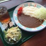 カフェ・シエスタ - カレーセット[キーマカレー、アイスティー](2016/05/26撮影)