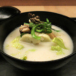 白 - 椀替：青山緑水スープ　蓬生麩(2016.5月)