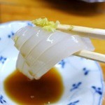 永楽食堂 - ヤリイカ刺し