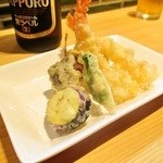 トッピング天ぷら盛り