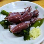 永楽食堂 - もう１つお通しはホタルイカ