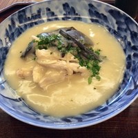 京都和久傳 - 茄子、鶏肉、湯葉味噌仕立て