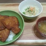 Boruga Shokudou - ソースかつ丼(味噌汁、サラダ付)