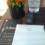 ブルガリ イル・リストランテ ルカ・ファンティン - テーブルデコ