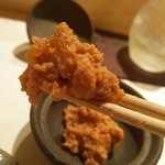 丸萬寿司 - 先付　鮟肝ペースト　リフト