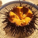 丸萬寿司 - 先付　三陸産 活雲丹