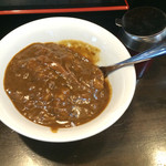 海味家 - ミニカレーでもお茶碗一杯分位はあります。