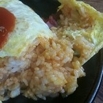 ゆうき - 玉子はしっかり焼かれて綺麗に包まれています！まさに職人技！