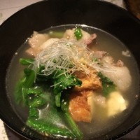 浪速割烹 㐂川 - 椀物　ツキノワグマ