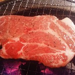 Kokusangyuu Yakiniku Nikushou Sakai - 四元豚肩ロースステーキ