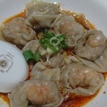 五草車中華食館 - 紅油蝦仁抄手