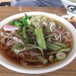 三峯山 大島屋 - 山菜そばと味噌おでん
