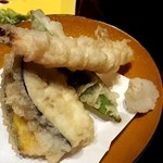 和食波奈 - 海老と旬菜の天ぷら(2016.05)