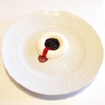 La Brianza - パスタランチ 1100円 のパンナコッタ ベリーソース添え