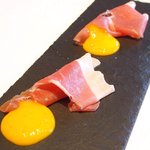 La Brianza - 無料サービス の生ハムとマンゴーソース