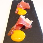 La Brianza - 無料サービス の生ハムとマンゴーソース