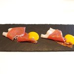 La Brianza - 無料サービス の生ハムとマンゴーソース