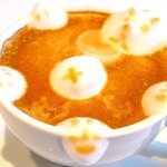 La Brianza - パスタランチ 1100円 のカプチーノ(3Dラテアート)