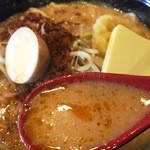 西川商店 - 熟成九州味噌バターラーメン（８４０円）