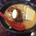 西川商店 - 熟成九州味噌バターラーメン（８４０円）