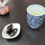 蕎麦匠 源 - お通しのおたふく豆