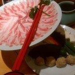 遊食豚彩 いちにいさん 銀座店 - 豚しゃぶ　2人前