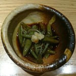 ひないや - 前菜 生のジュンサイ