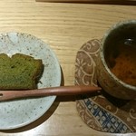 ひないや - デザートは比内地鶏の卵で作ったパウンドケーキ