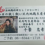 ひないや - 今日の仕入れ先