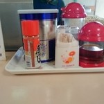 黄金 - 2016年4月　卓上の薬味