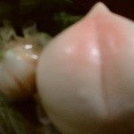 台湾家庭料理 めめ - 連れの好物　　　　　　ピンボケ桃饅