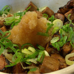 一骨入魂 - セットのチャーシューおろし丼。ラーメンとセットで830円