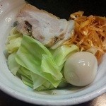 無銘 - 四種の魚のつけめん　麺(16-05)