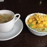 インド・ネパール料理 アヴィヤン - サラダ＆スープ