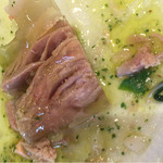 テリーヌ食堂 - ウズラの卵とお肉
