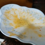 新華苑 - 名残惜しくてタレも全部食べちゃった