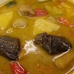 松屋 - 具が多いグリーンカレー　！　2016.5