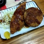 立ち飲み 夢中 - 白身とコロッケ(メンチ) 350円