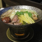 奥津荘 - 郷土料理　作州名物　そずり鍋