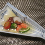 奥津荘 - 酢物　下津井産蛸、蟹