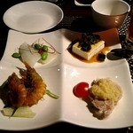 施家菜 - 前菜4品盛り