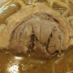 千里眼 - スープに10分沈めた後のブタアップ　箸で持てないくらいなほろとろやわ感　ウマイ！！！