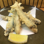金田 - 小鮎の天ぷら