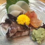 金田 - 貝三種盛り