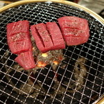 ヒロ ナゴヤ - 2016.05 ネクタイ、３人前の半分(７人前取るのに牛２頭)